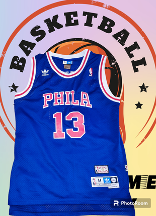 Баскетбольная майка adidas nba philadelphia 76ers, chamberlain1 фото