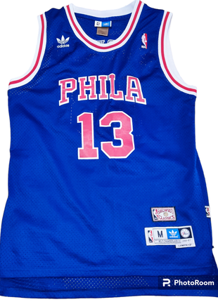 Баскетбольная майка adidas nba philadelphia 76ers, chamberlain2 фото