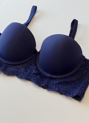 Корсетный бюстгалтер с кружевом
