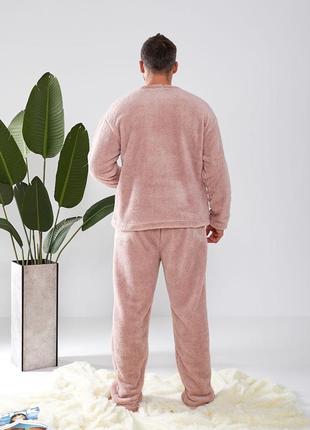 Мужская пижама теплая махровая унисекс6 фото
