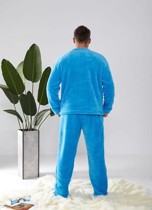 Мужская пижама теплая махровая унисекс8 фото