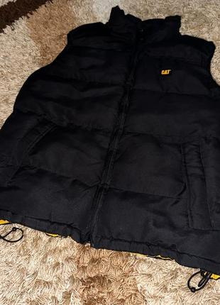 Жилетка теплая cat arctic zone vest (black), оригинал3 фото