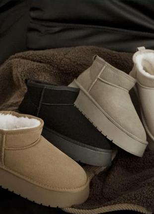 Угги ugg на высокій платформі