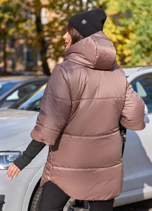 Женская удлиненная куртка цвета8 фото