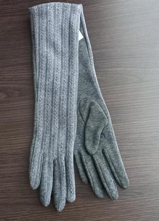 Женские длинные перчатки1 фото