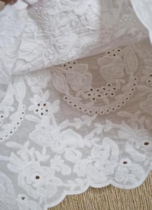 Ніжна, якісна вишиванка, блузка, блуза з вишивкою marks&spencer6 фото