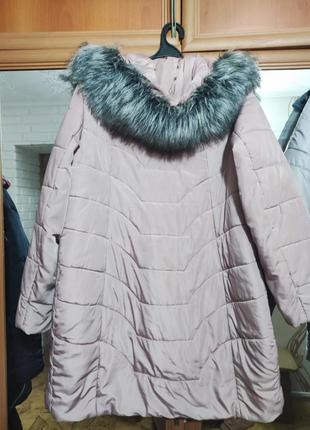 Пальто,куртка женская большой размер8 фото
