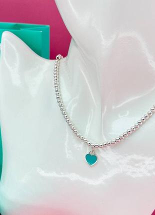 Срібне кольє tiffany & co