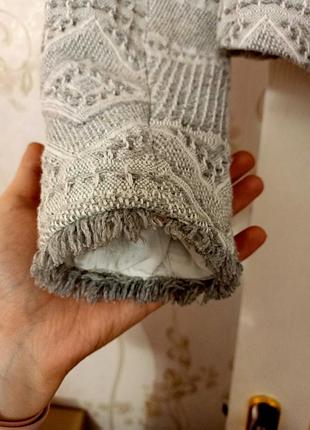 Жакет серый теплый zara7 фото