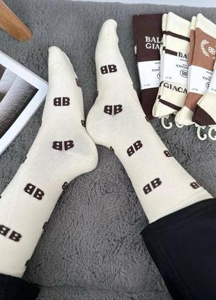 Теплые брендовые кашемировые высокие носки носки 36-415 фото