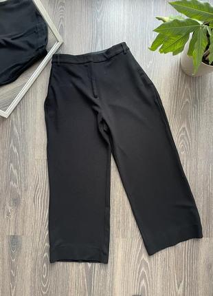 Брюки кюлоты женские черного цвета