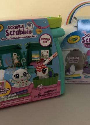 Набор для творчості crayola scribble scrubbie pets scented spa