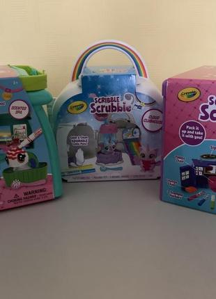 Набор для творчості crayola scribble scrubbie pets scented spa
