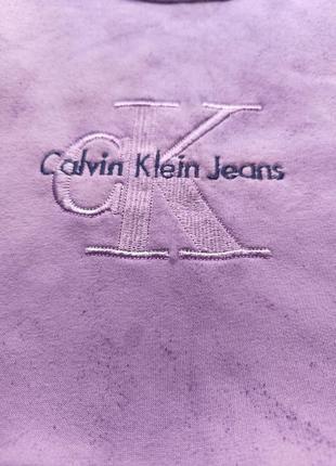 Вінтажний світшот calvin Pool klein з вишитим лого3 фото