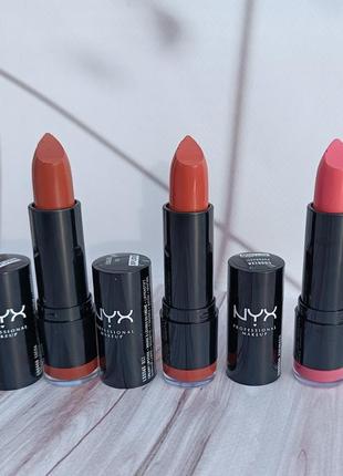 Помада для губ nyx professional makeup extra creamy round lipstick