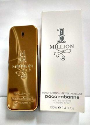 Paco rabanne 1 million тестер (ван мільйон) 100 мл, для чоловіків, тестер2 фото