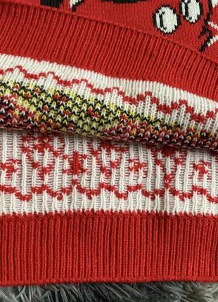 Новогодний свитер primark новорічний светр primark, новорічний светрик кофта новорічна. фірма primark.5 фото