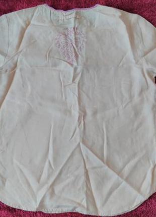 Льняная блуза с вышивкой от gap4 фото