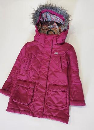 Куртка для девочки от trespass цвета фуксия 2-3 года