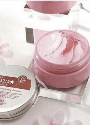 Маска для обличчя laikou japan sakura mud mask з екстрактом японськоі вишні 80 g