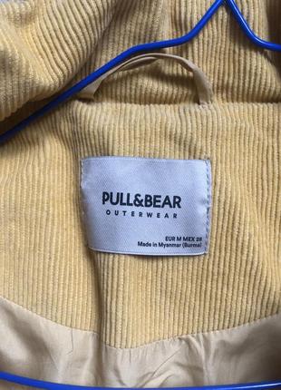Куртка желтая pull and bear3 фото