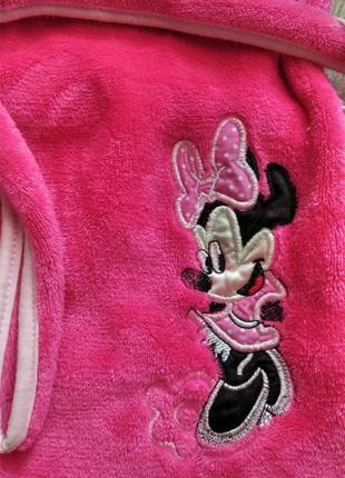 Красивейший теплый флисовый халат minni mouse 🐭3 фото