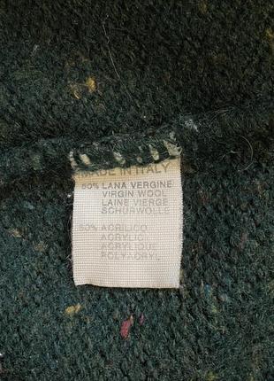 Полушерстяной зелёный свитер o'neill, американский,10 фото