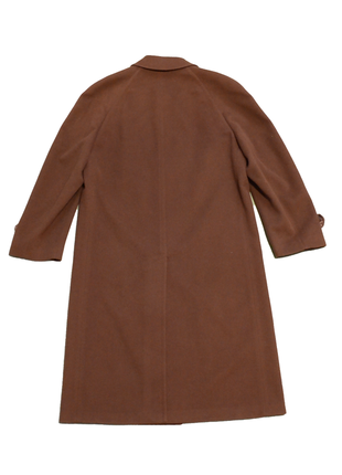 Canali шикарне пальто від luxury бренду бежеве коричневе кашемір + шерсть5 фото