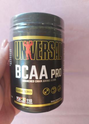 Universal nutrition, classic series, bcaa pro, аминокислоты с разветвленной цепью, 110 капсул