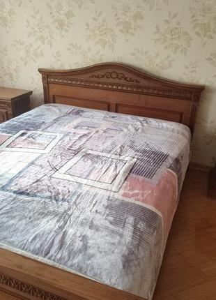 Акріловий плед 220*240,в наявності кольори