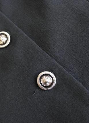 Жакет винтажный черный пиджак ретро удлиненный готический длинный3 фото