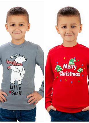 Новорічна кофта фемілі лук, новорічний світшот фемілі лук, новогодняя кофта детская