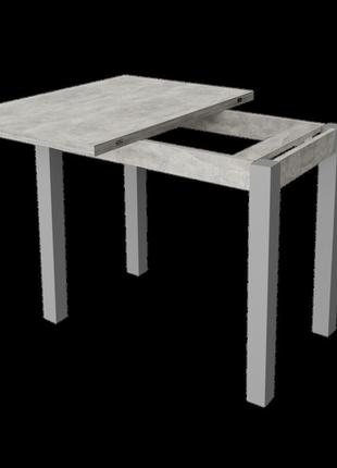 Стол обеденный раскладной неман юк бетон/серый5 фото