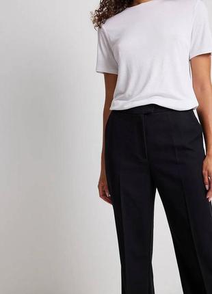 Стильные женские брюки палаццо na-kd wide leg back slit suit pants3 фото
