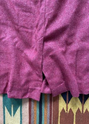 Очень тёплая массивная шерстяная юбка с подкладкой7 фото