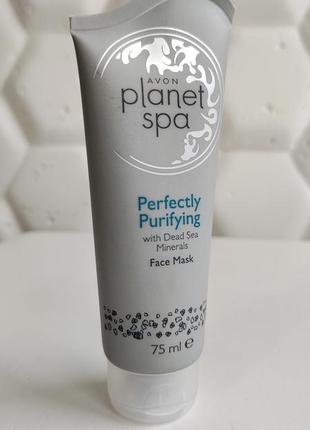 Маска для лица очищающая сокровища мертвого моря эйвон avon planet spa mask3 фото