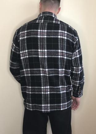 Байковая рубашка vesta (чехия), в клеточку, клетку, геометрический принт, в полоску,...