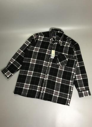 Байковая рубашка vesta (чехия), в клеточку, клетку, геометрический принт, в полоску,...