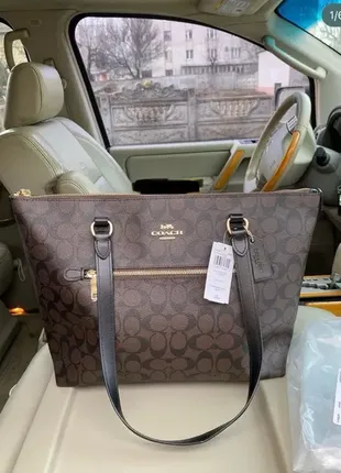 Жіноча сумка coach gallery tote оригінал тоут шопер женская сумочка