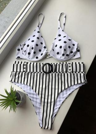 Купальник на кісточці висока посадка