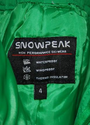 Зимние штаны snowpeak 4 года6 фото