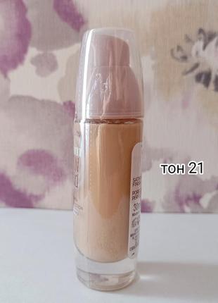 Тональний крем maybelline dream satin liquid spf 13 тон 21 30 мл3 фото