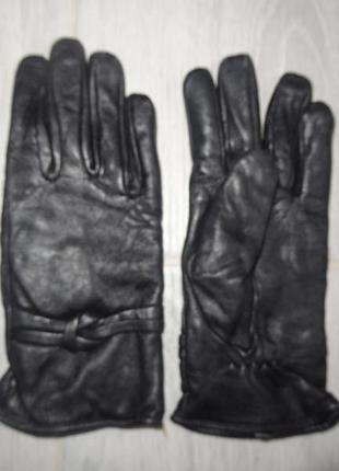 Кожаные варежки