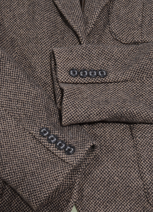 Шикарный пиджак от бренда chaps by polo ralph lauren р. 12 твидовый tweed5 фото