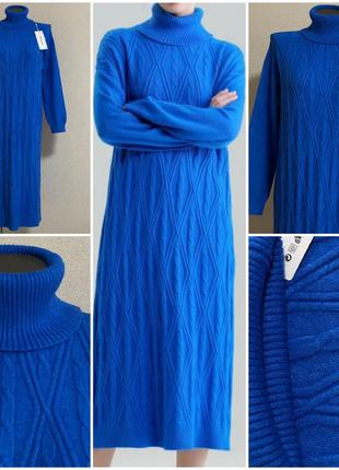 Красиве, помітне, тепле плаття-светр, а- силуету, оверсайз4 фото