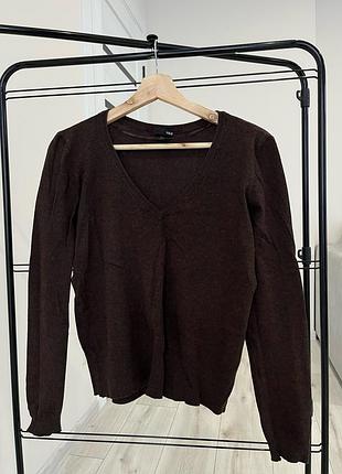 Шерстяной пуловер от h&m