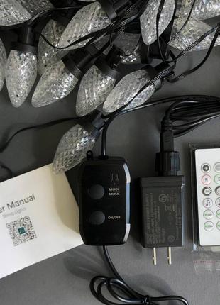 Гірлянда bluetooth водонепроникна із синхронізацією музики8 фото