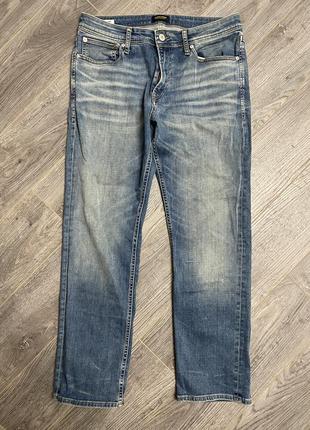 Джинсы jack &amp;jones 33/30, прямой крой, цена 450 грн