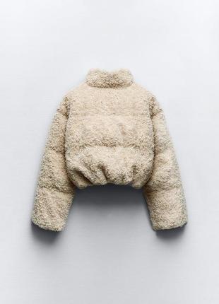 Zara. куртка. тедді. овчина2 фото
