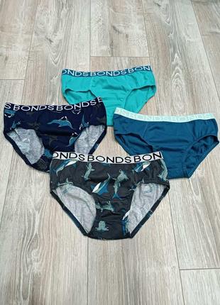 Детские трусики брифы для мальчиков bonds австралия комплект из 4 штук